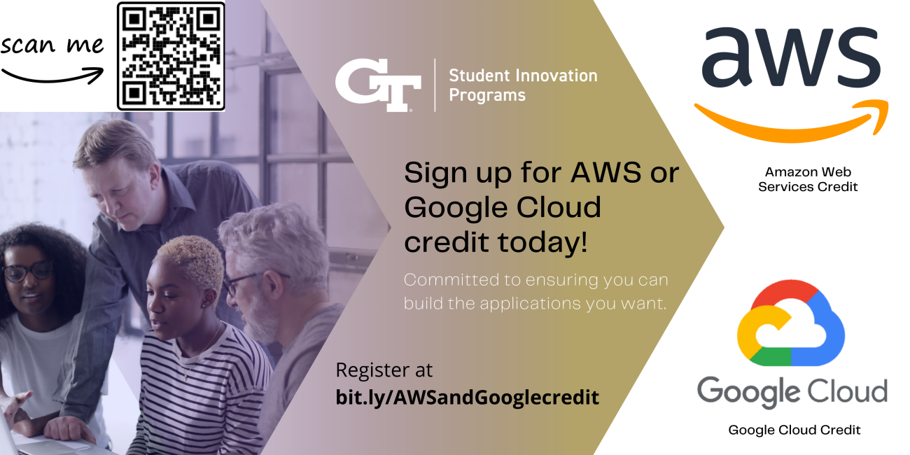 Sign up for AWS or Google Cloud credit